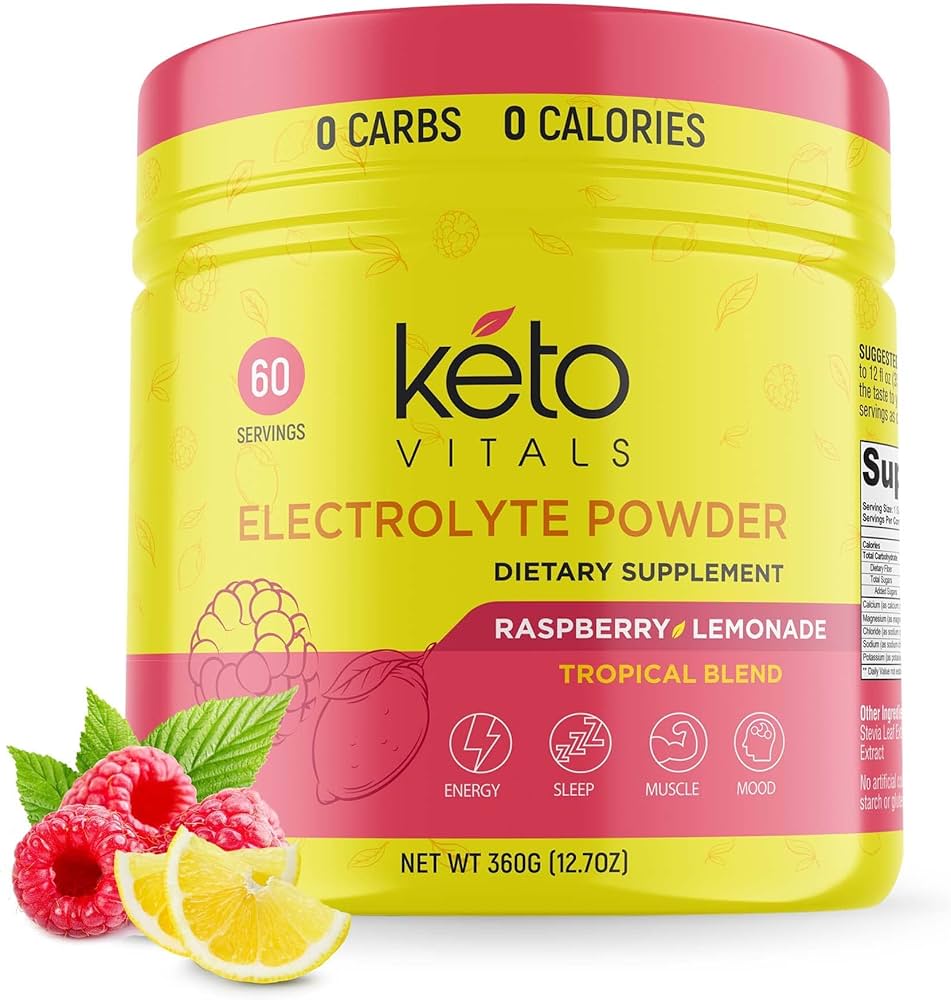 Electrolyte powder for low carb diets