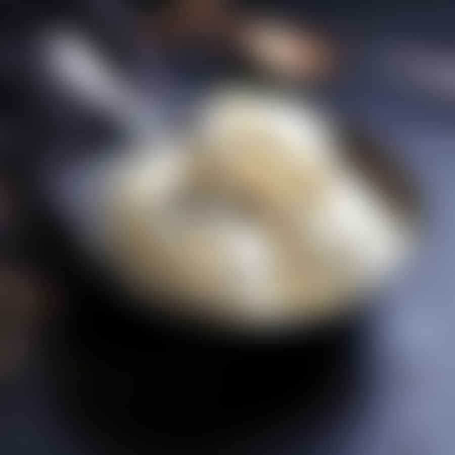 Vanilla paleo ice cream with vanilla bean seeds