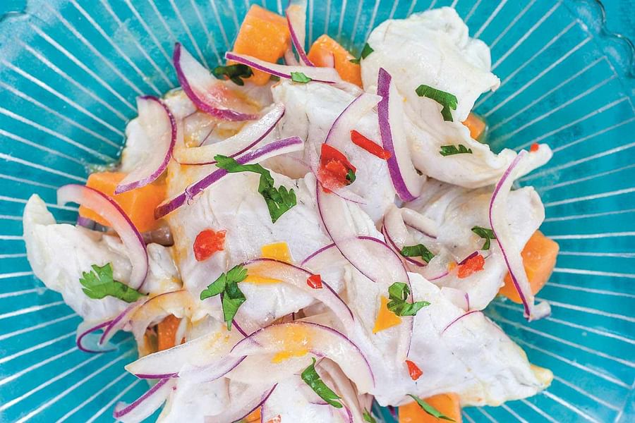 Peruvian ceviche