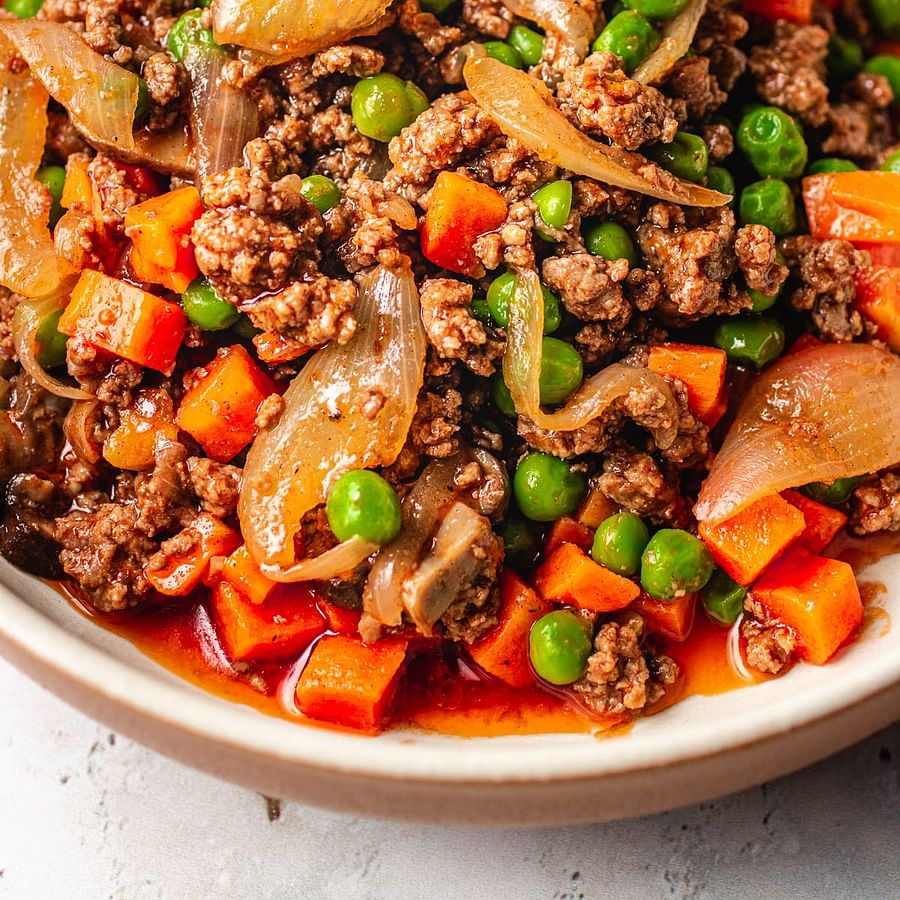 Delicious paleo ground beef dish served on a plate